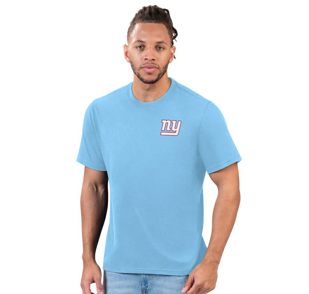 New York Giants Margaritaville Wastin' Away T-Shirt - Light Blue T-shirts