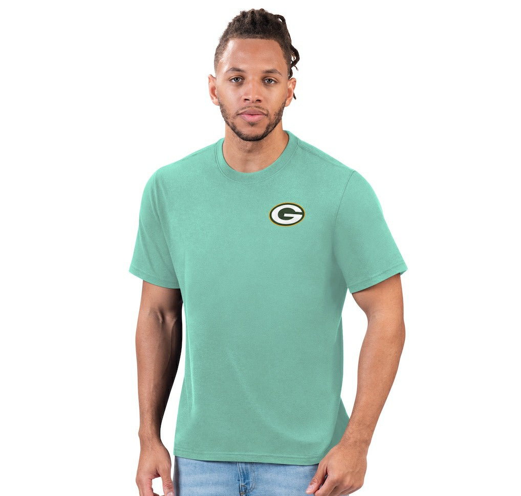 Green Bay Packers Margaritaville Wastin' Away T-Shirt - Mint T-shirts