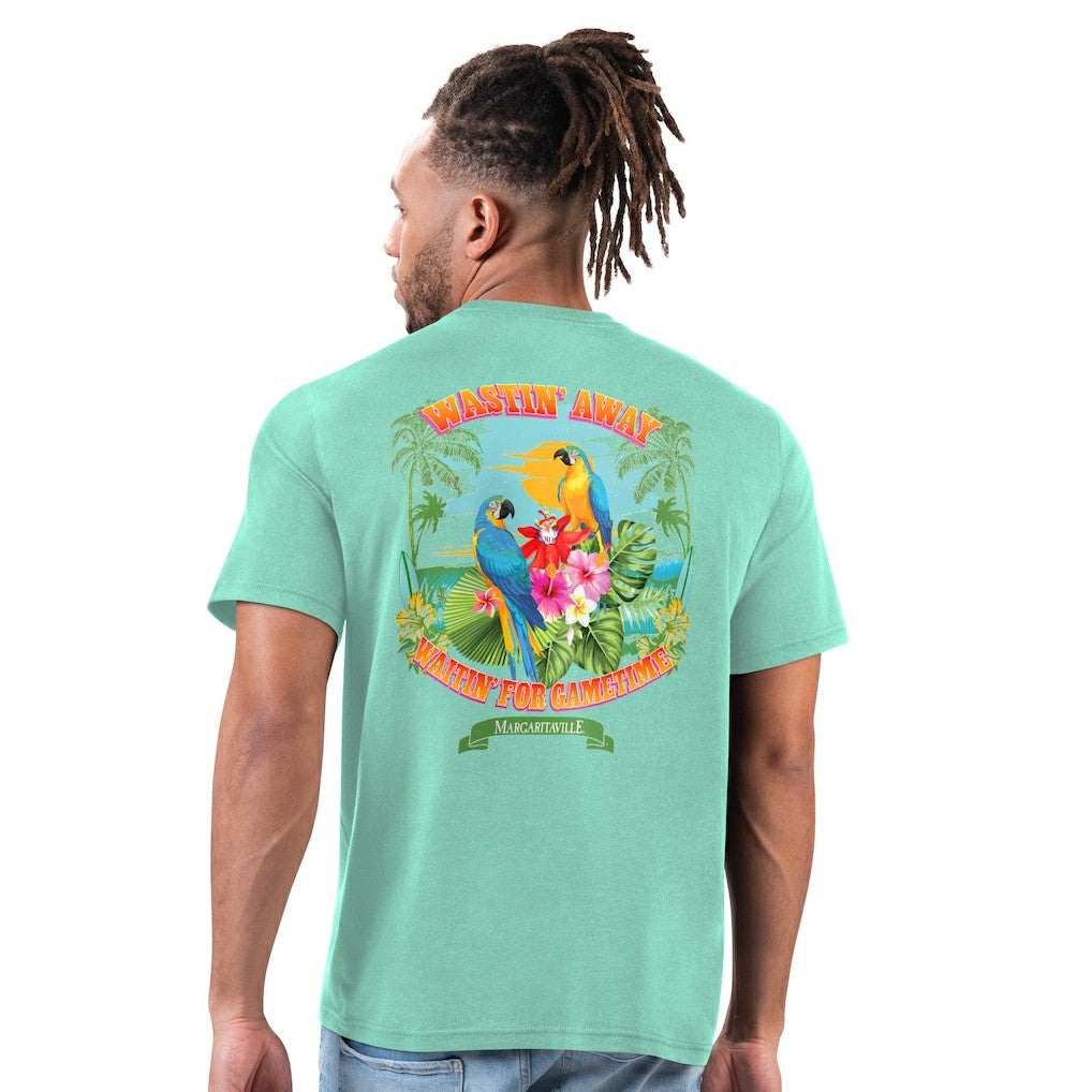 Green Bay Packers Margaritaville Wastin' Away T-Shirt - Mint T-shirts
