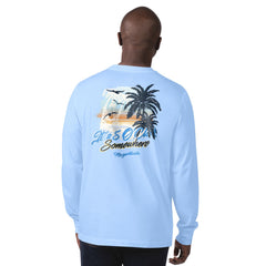 Tennessee Titans Margaritaville It's Five O'Clock Somewhere Long Sleeve T-Shirt - Light Blue T-shirts