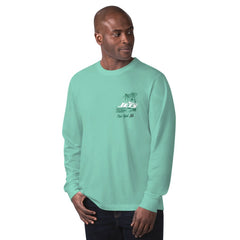 New York Jets Margaritaville It's Five O'Clock Somewhere Long Sleeve T-Shirt - Mint T-shirts