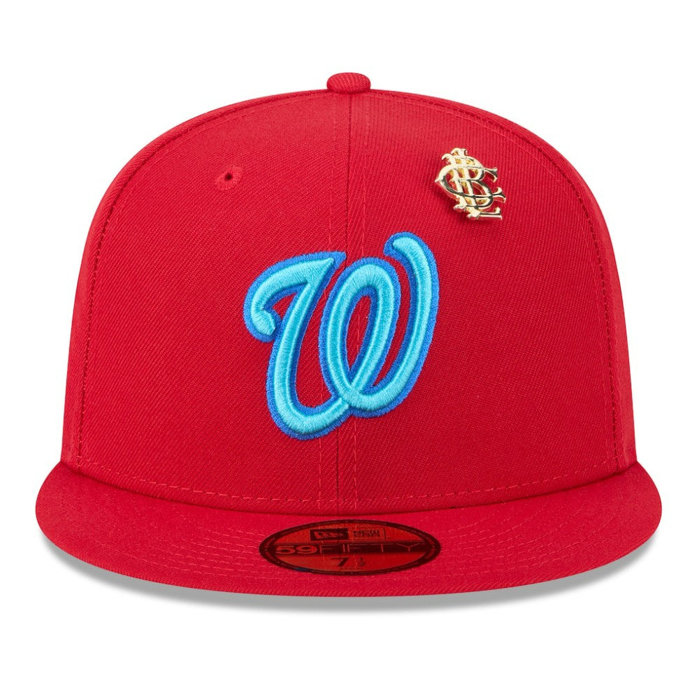 Washington Nationals New Era 2025 Big League Chew 59FIFTY Fitted Hat - Red Hats