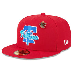 Philadelphia Phillies New Era 2025 Big League Chew 59FIFTY Fitted Hat - Red Hats
