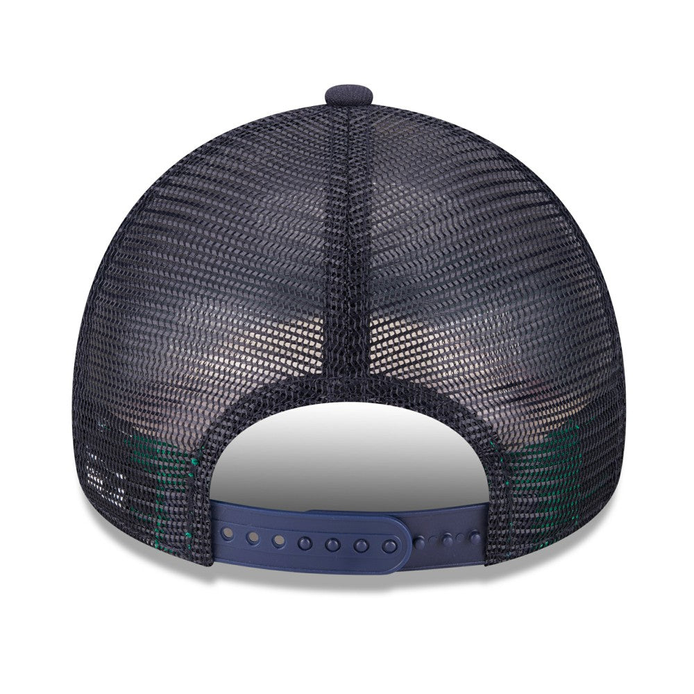 Cleveland Guardians New Era 2025 Big League Chew A-Frame 9FORTY Adjustable Trucker Hat - Navy Hats