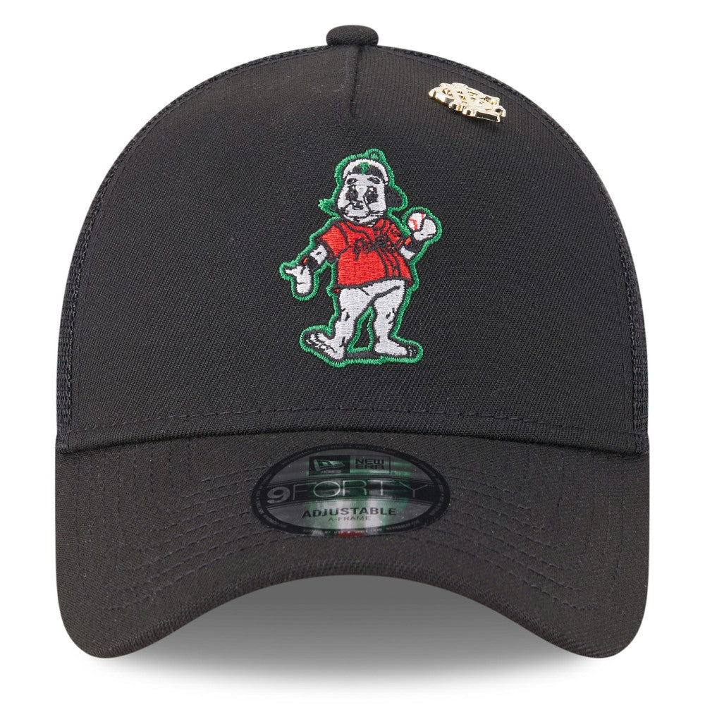 San Francisco Giants New Era 2025 Big League Chew A-Frame 9FORTY Adjustable Trucker Hat - Black Hats