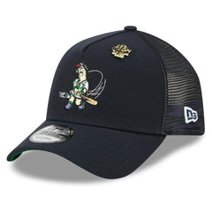 Atlanta Braves New Era 2025 Big League Chew A-Frame 9FORTY Adjustable Trucker Hat - Navy Hats