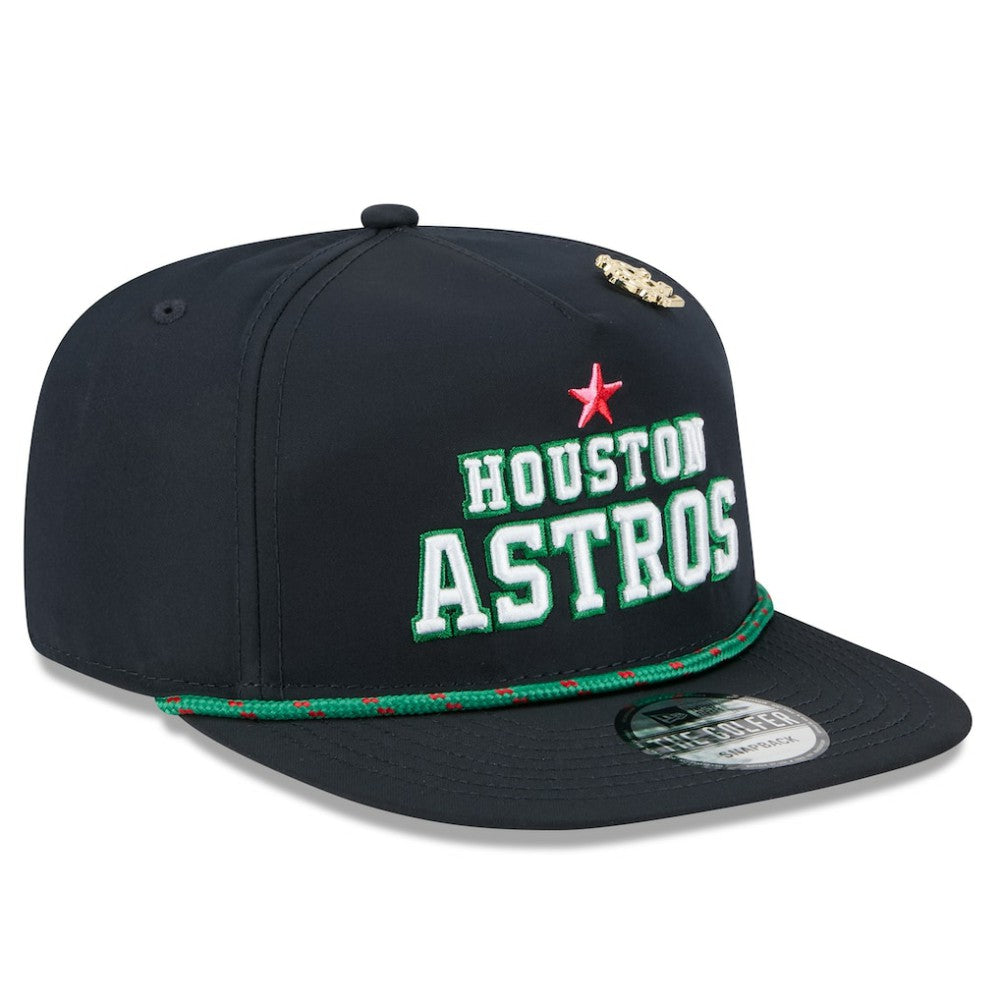 Houston Astros New Era 2025 Big League Chew Golfer Snapback Hat - Navy Hats