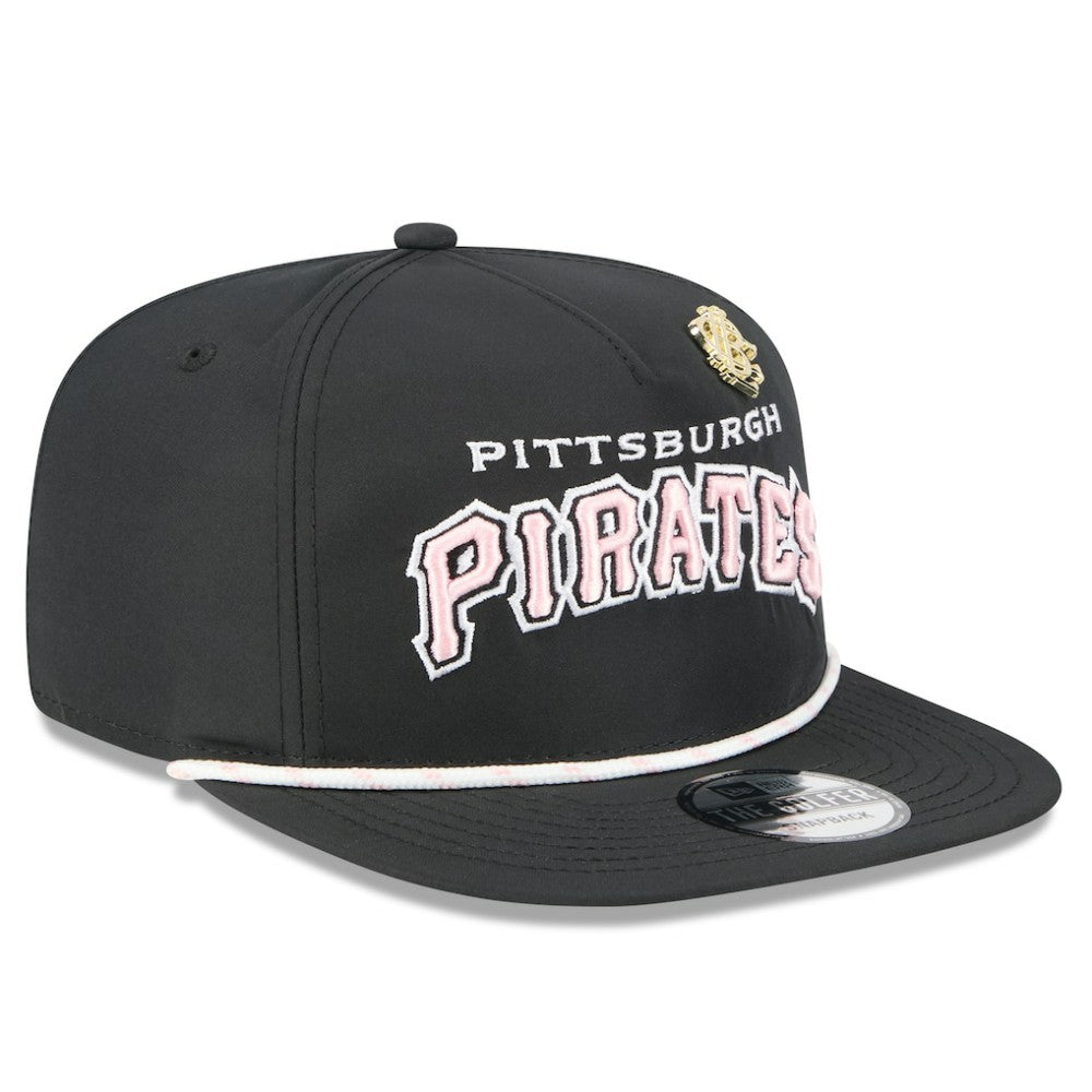 Pittsburgh Pirates New Era 2025 Big League Chew Golfer Snapback Hat - Black Hats