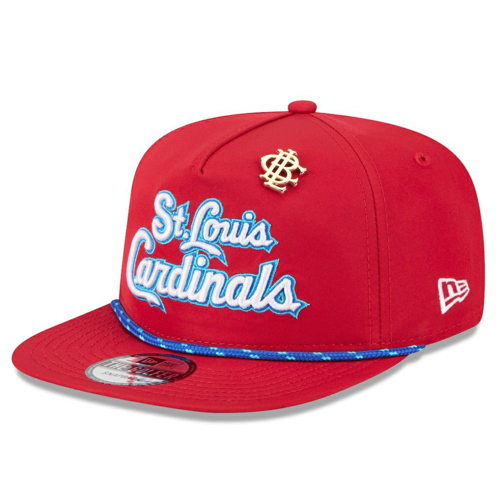 St. Louis Cardinals New Era 2025 Big League Chew Golfer Snapback Hat - Red Hats