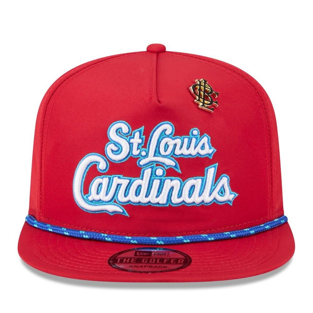St. Louis Cardinals New Era 2025 Big League Chew Golfer Snapback Hat - Red Hats