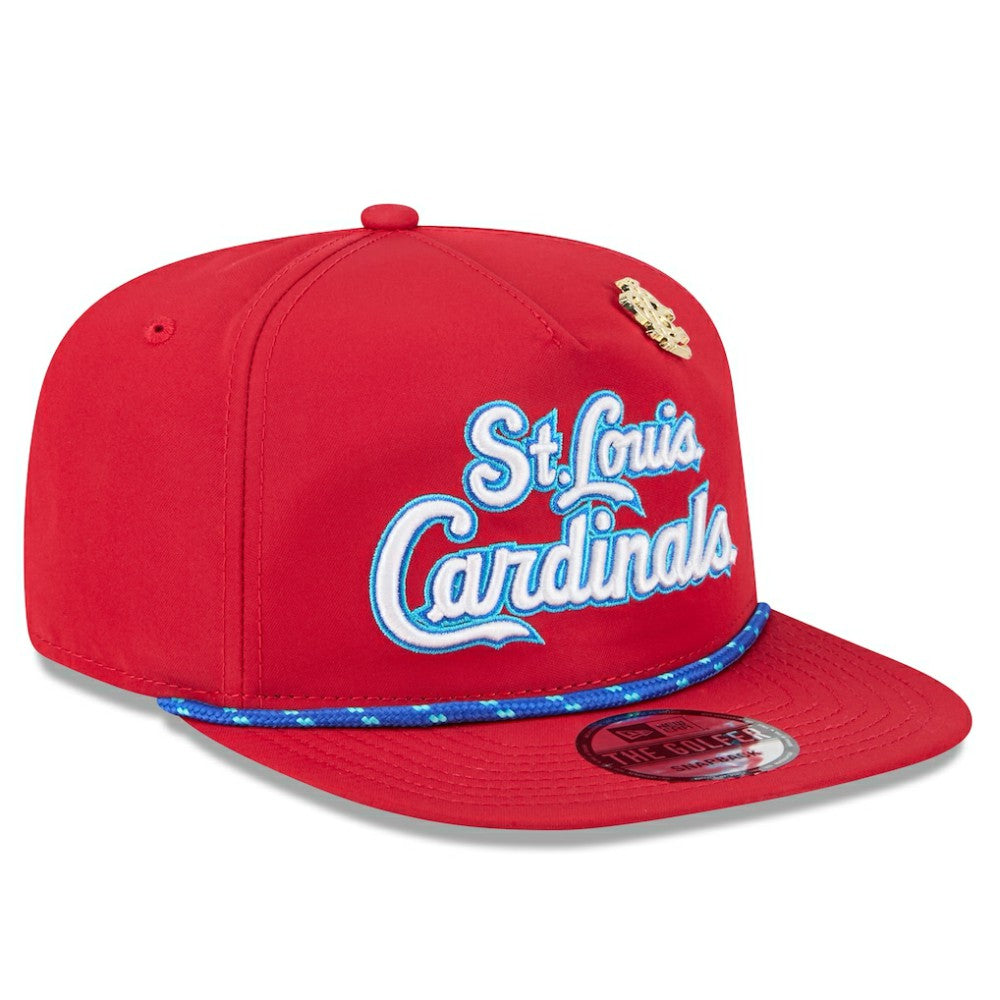 St. Louis Cardinals New Era 2025 Big League Chew Golfer Snapback Hat - Red Hats