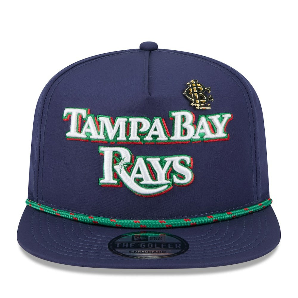 Tampa Bay Rays New Era 2025 Big League Chew Golfer Snapback Hat - Navy Hats