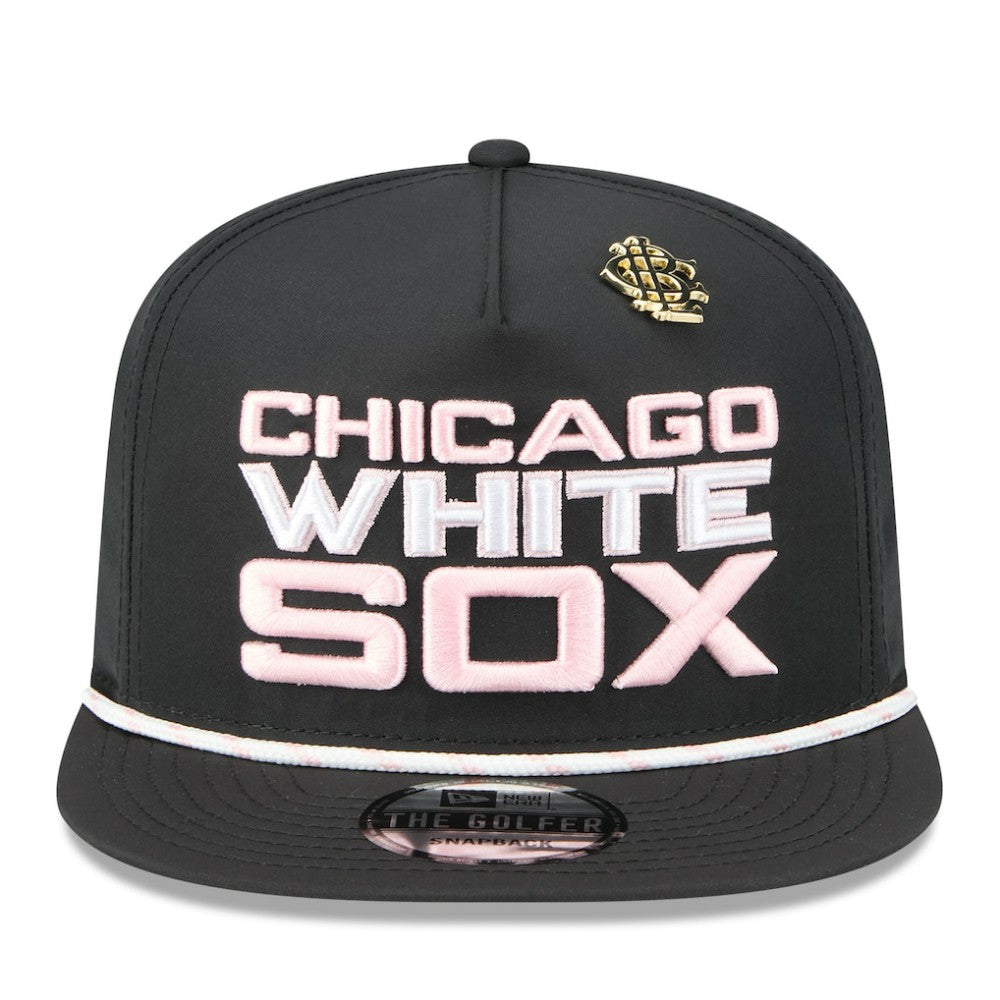 Chicago White Sox New Era 2025 Big League Chew Golfer Snapback Hat - Black Hats