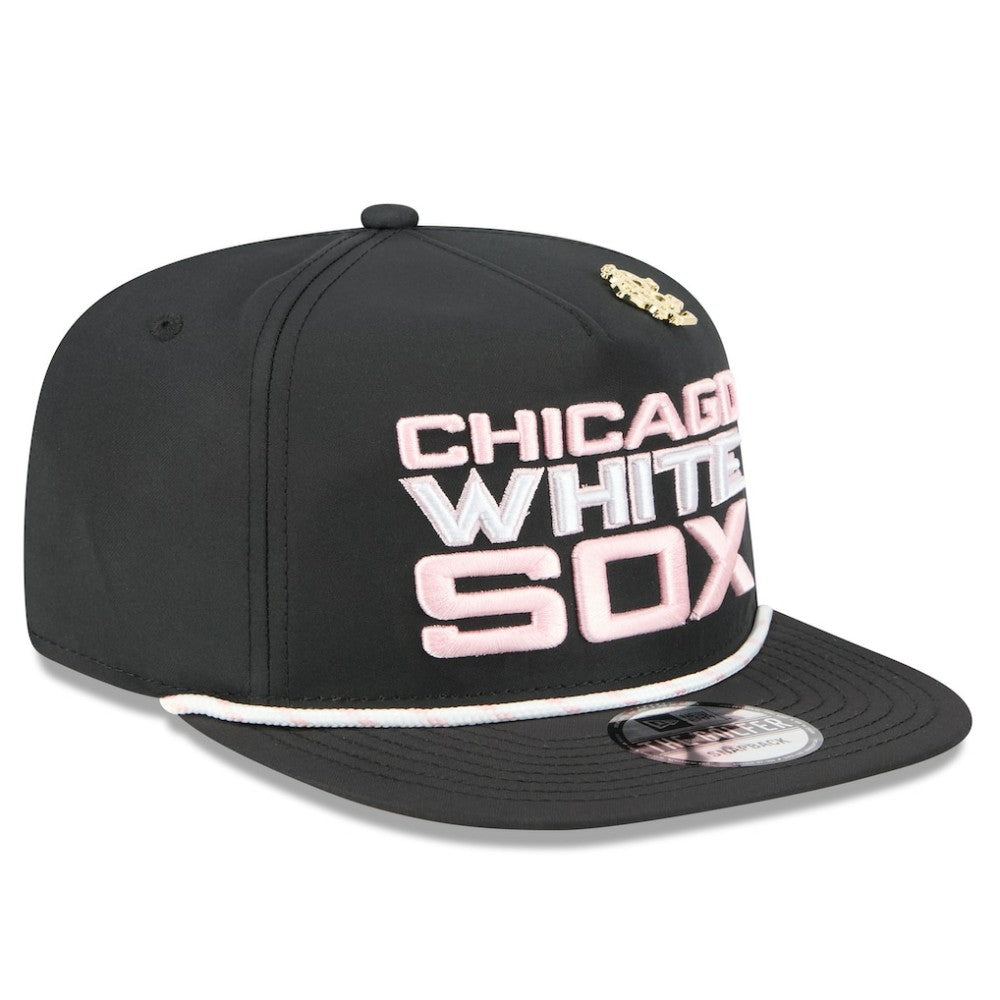 Chicago White Sox New Era 2025 Big League Chew Golfer Snapback Hat - Black Hats