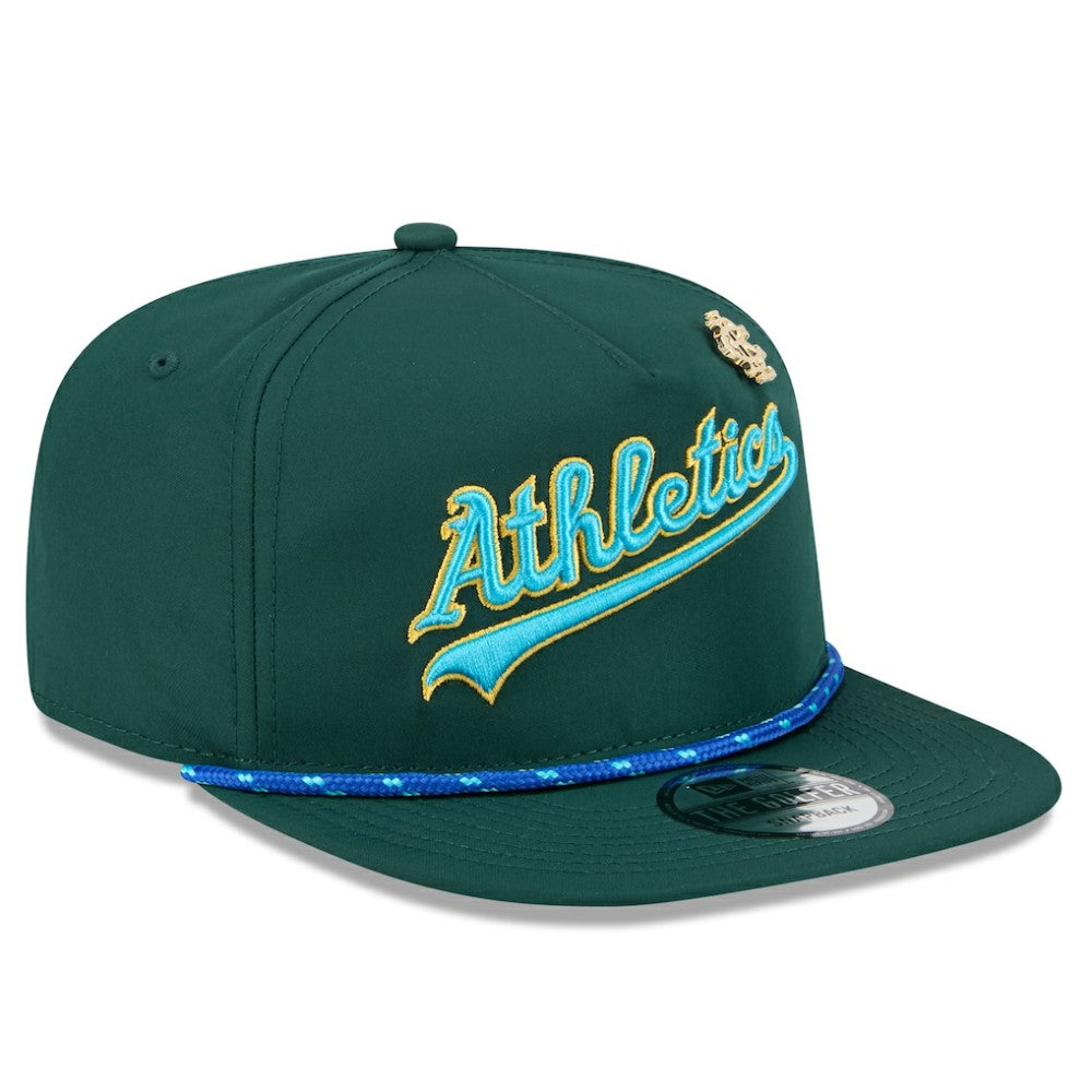 Athletics New Era 2025 Big League Chew Golfer Snapback Hat - Green Hats