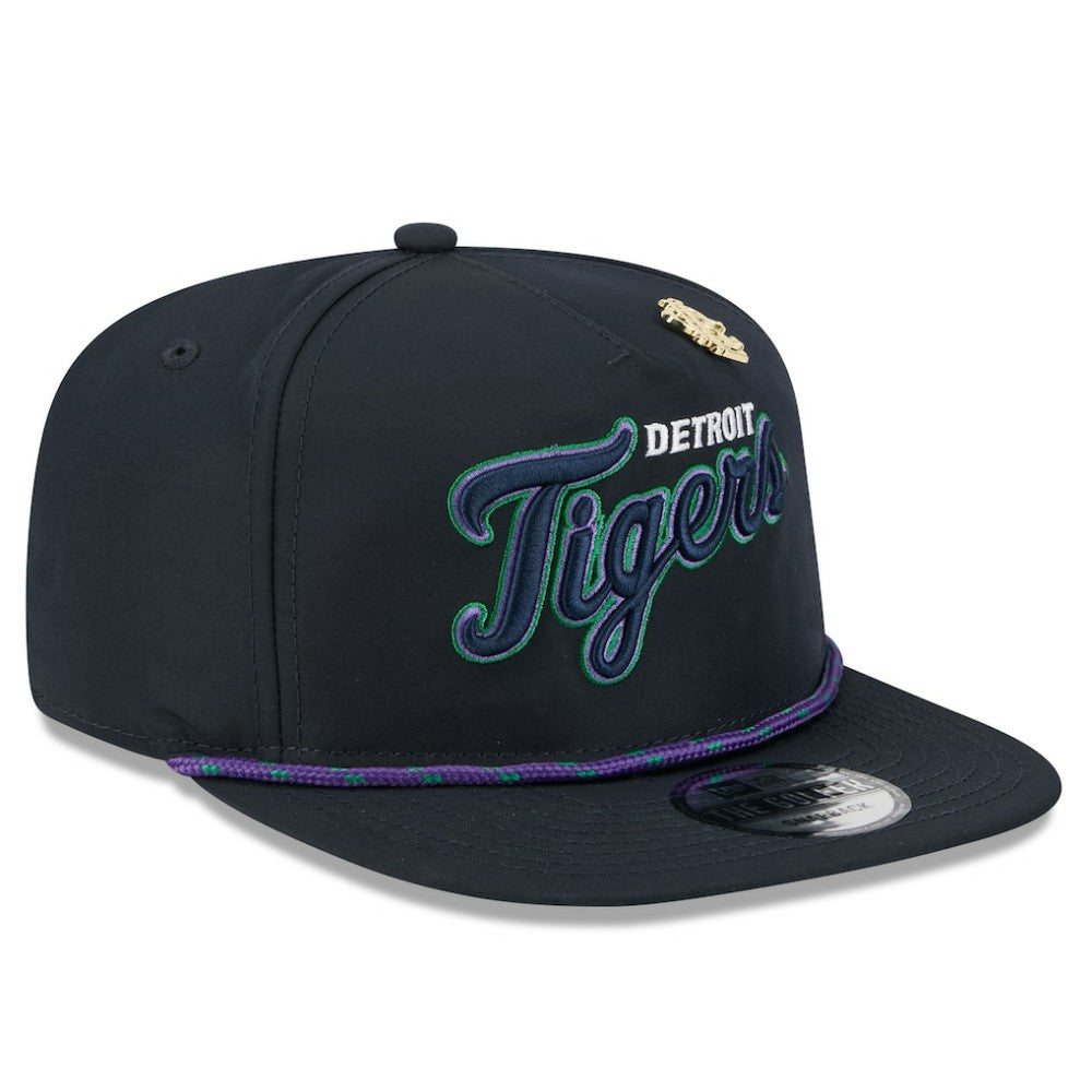 Detroit Tigers New Era 2025 Big League Chew Golfer Snapback Hat - Navy Hats