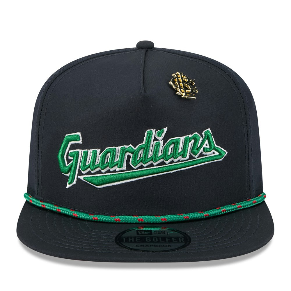 Cleveland Guardians New Era 2025 Big League Chew Golfer Snapback Hat - Navy Hats