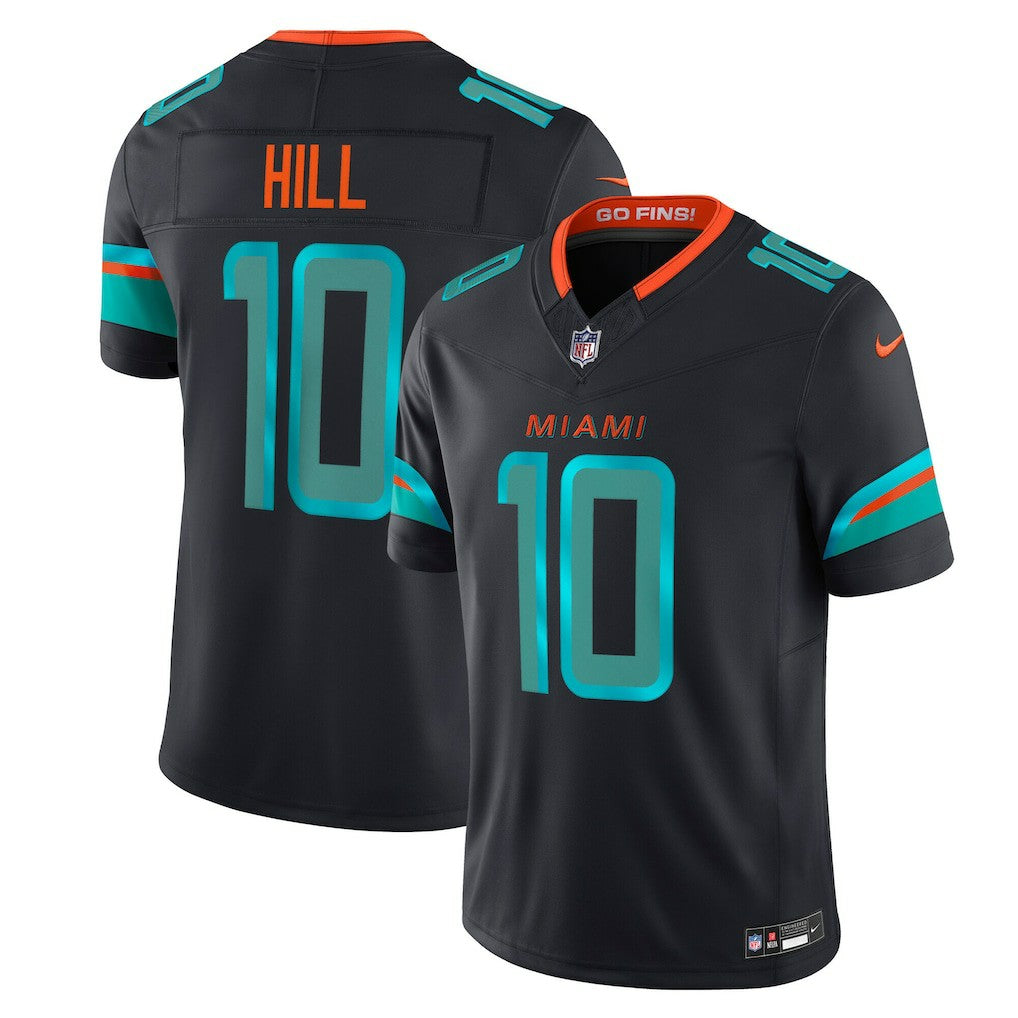 Tyreek Hill Miami Dolphins 2025 Rivalries Collection Limited Jersey - Pitch Blue Jerseys