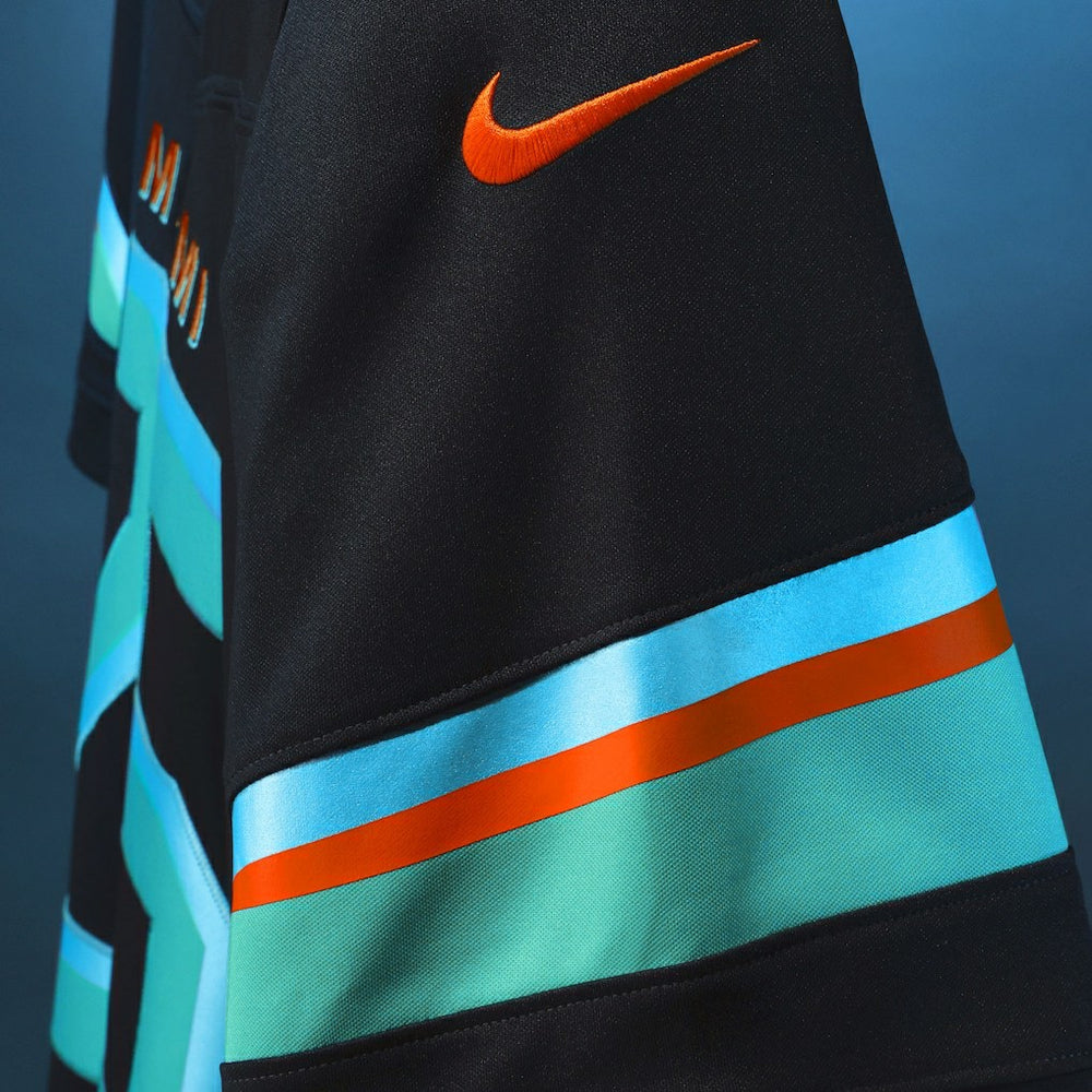 Tyreek Hill Miami Dolphins 2025 Rivalries Collection Limited Jersey - Pitch Blue Jerseys
