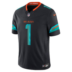 Tua Tagovailoa Miami Dolphins 2025 Rivalries Collection Limited Jersey - Pitch Blue Jerseys