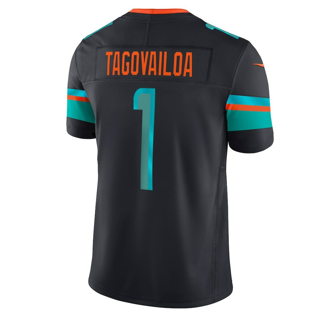 Tua Tagovailoa Miami Dolphins 2025 Rivalries Collection Limited Jersey - Pitch Blue Jerseys