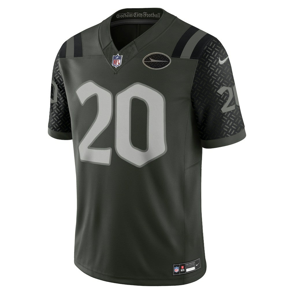 Breece Hall New York Jets 2025 Rivalries Collection Limited Jersey - Gotham Green Jerseys