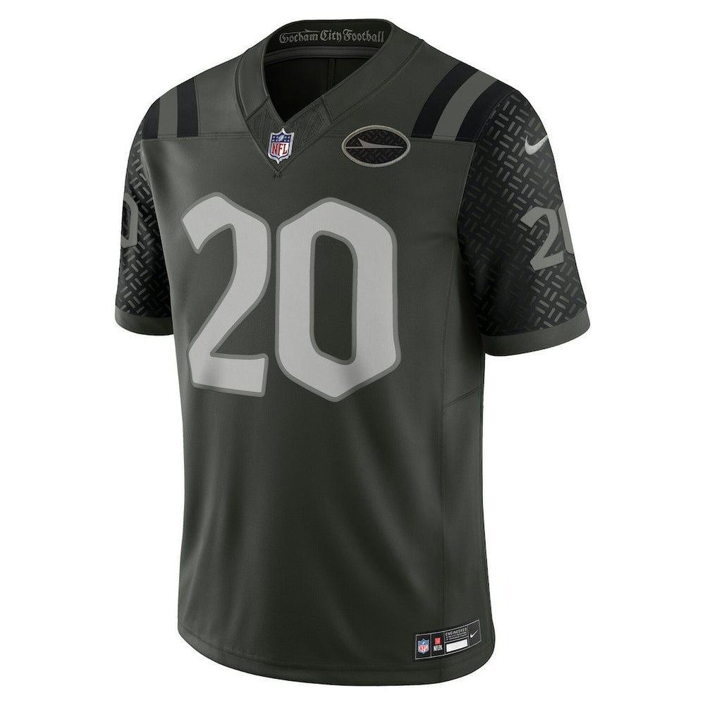 Breece Hall New York Jets 2025 Rivalries Collection Limited Jersey - Gotham Green Jerseys