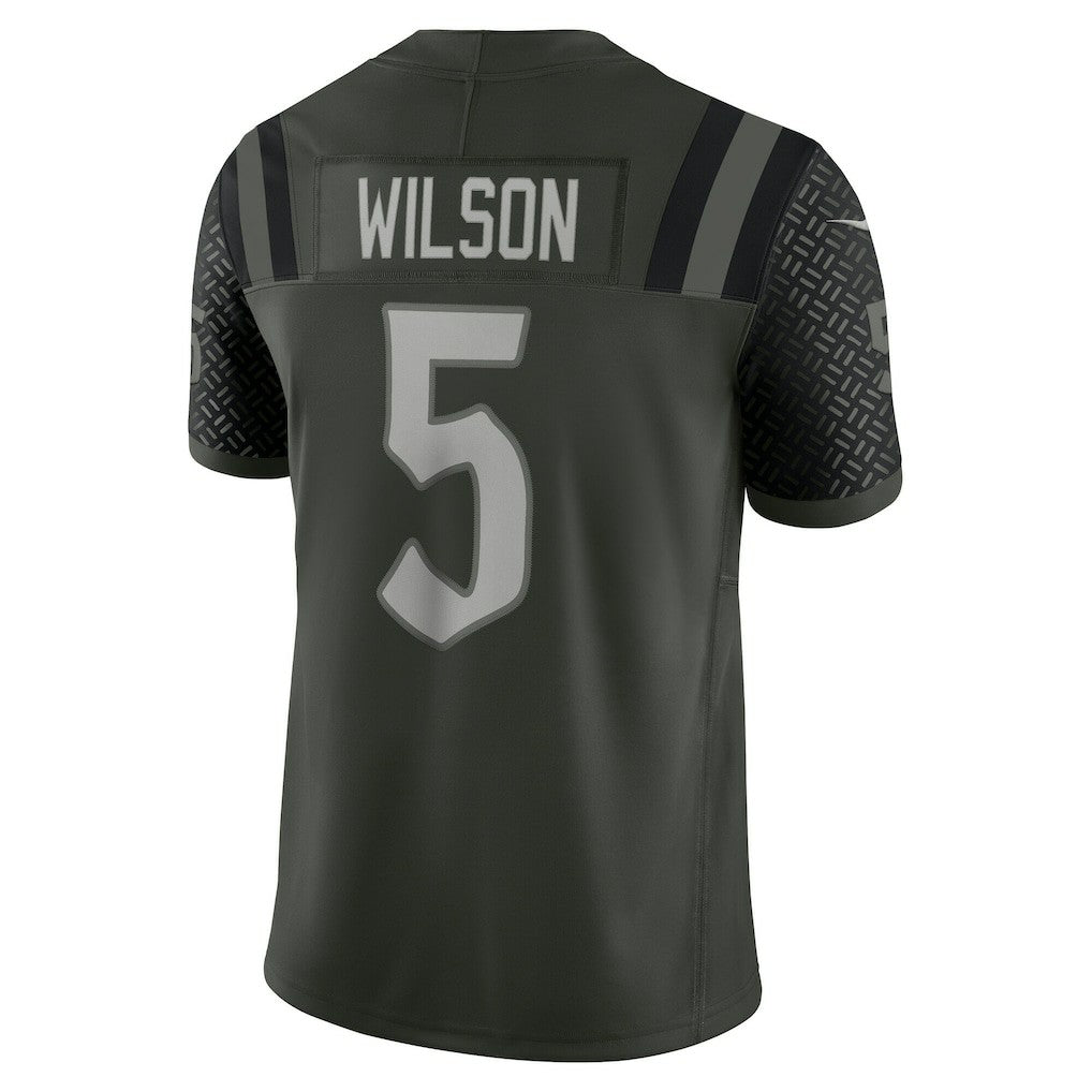 Garrett Wilson New York Jets 2025 Rivalries Collection Limited Jersey - Gotham Green Jerseys