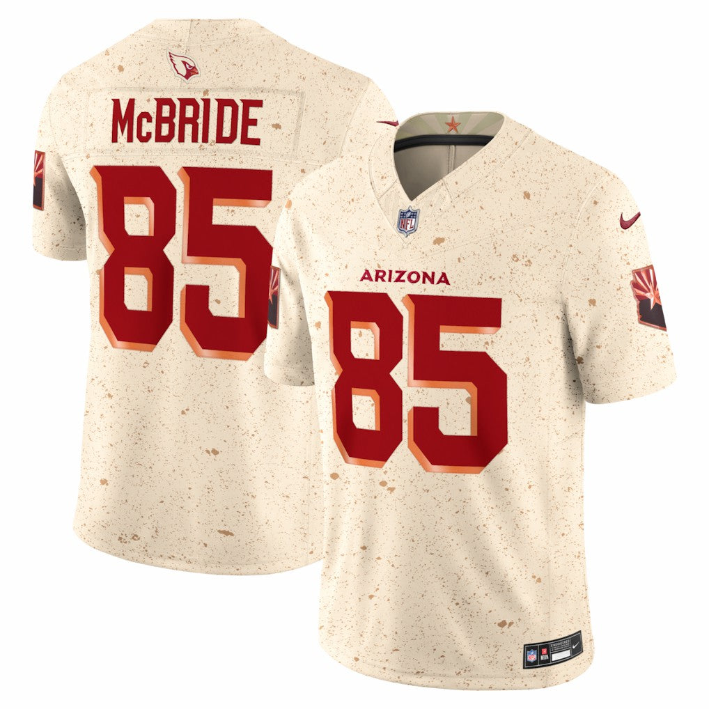 Trey McBride Arizona Cardinals 2025 Rivalries Collection Limited Jersey - Natural Jerseys