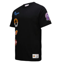 Los Angeles Lakers Black Out Collection Vintage Premium T-Shirt Black