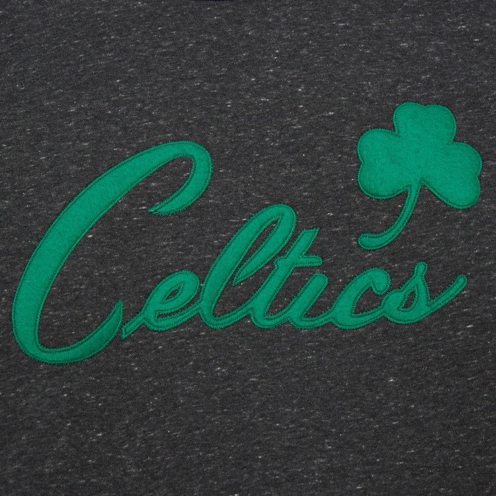 Boston Celtics Hardwood Classics Blackout Collection Snow Washed Pullover Sweatshirt Black outlet