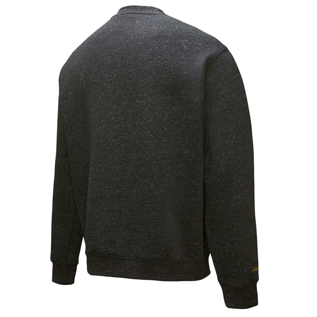 Los Angeles Lakers Black Out Collection Snow Washed Vintage Logo Pullover Sweatshirt Black - Mitchell & Ness