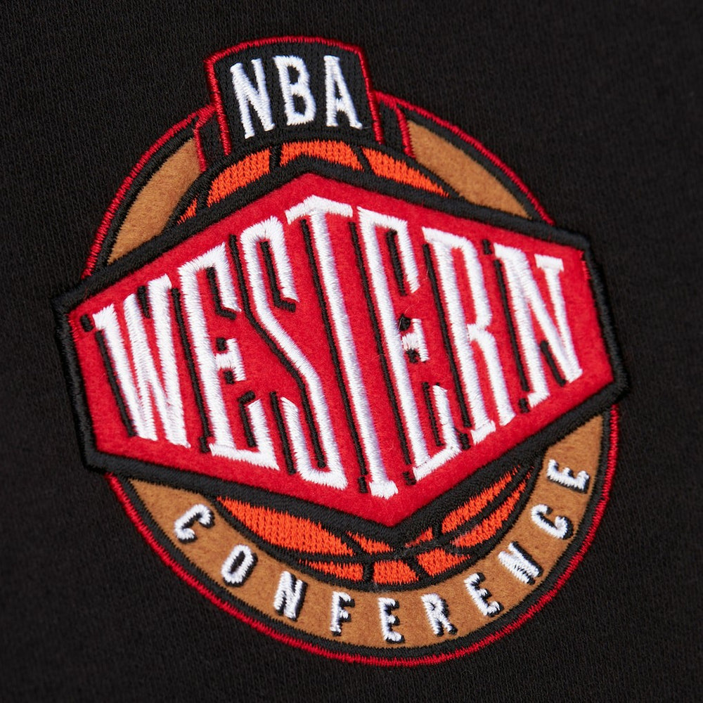 Golden State Warriors Hardwood Classics Blackout Collection Pullover Hoodie Black - Mitchell & Ness