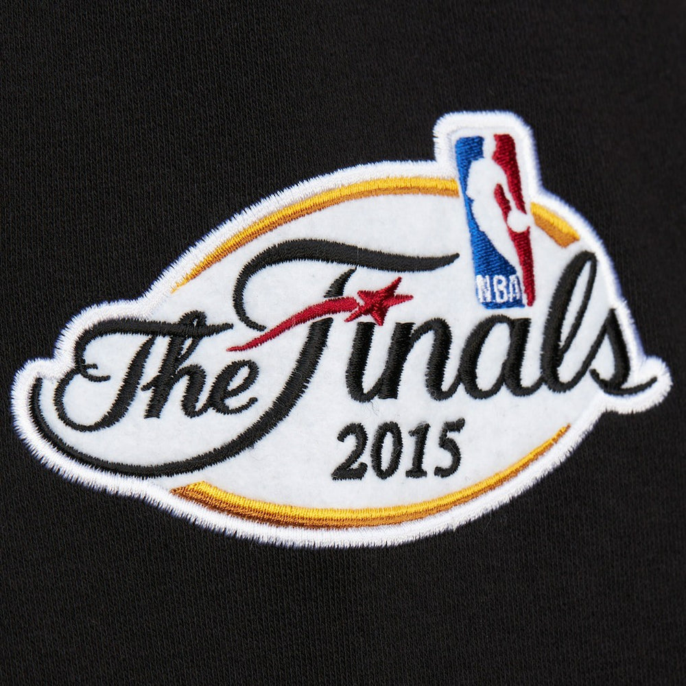 Golden State Warriors Hardwood Classics Blackout Collection Pullover Hoodie Black - Mitchell & Ness