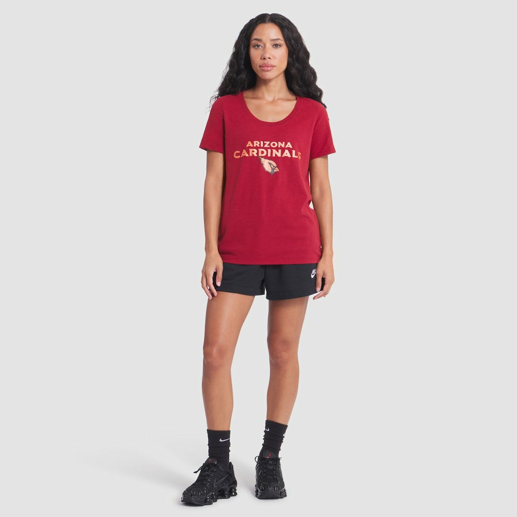 Arizona Cardinals Women's 2025 Rivalries Collection Slub Dri-FIT T-Shirt - Red T-shirts