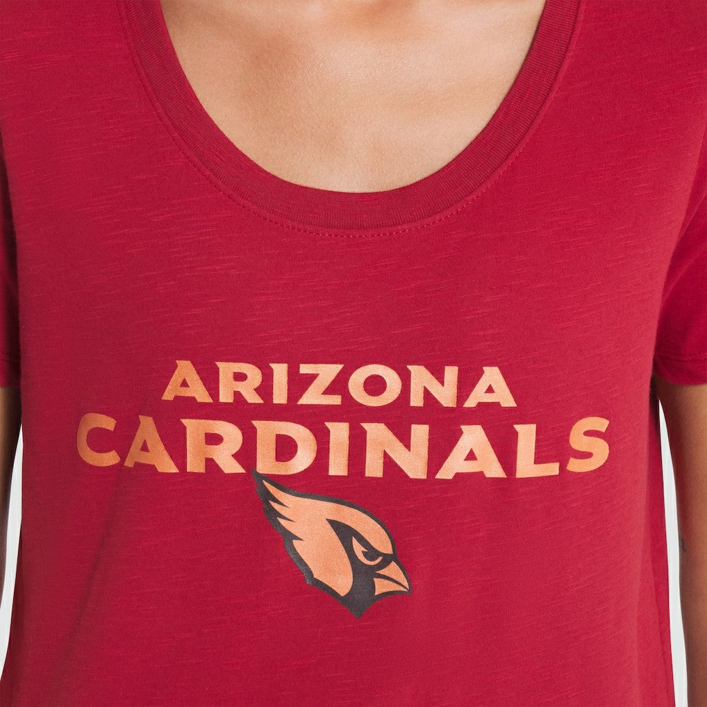 Arizona Cardinals Women's 2025 Rivalries Collection Slub Dri-FIT T-Shirt - Red T-shirts