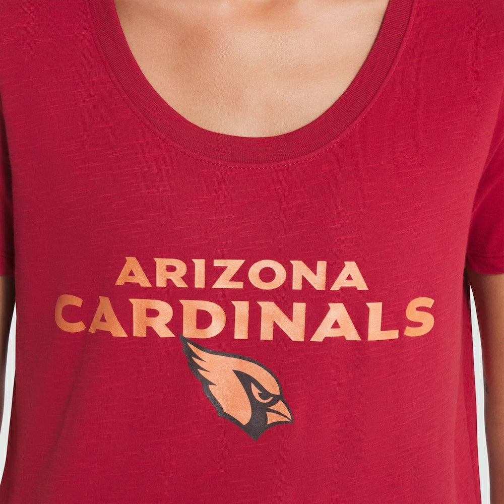 Arizona Cardinals Women's 2025 Rivalries Collection Slub Dri-FIT T-Shirt - Red T-shirts