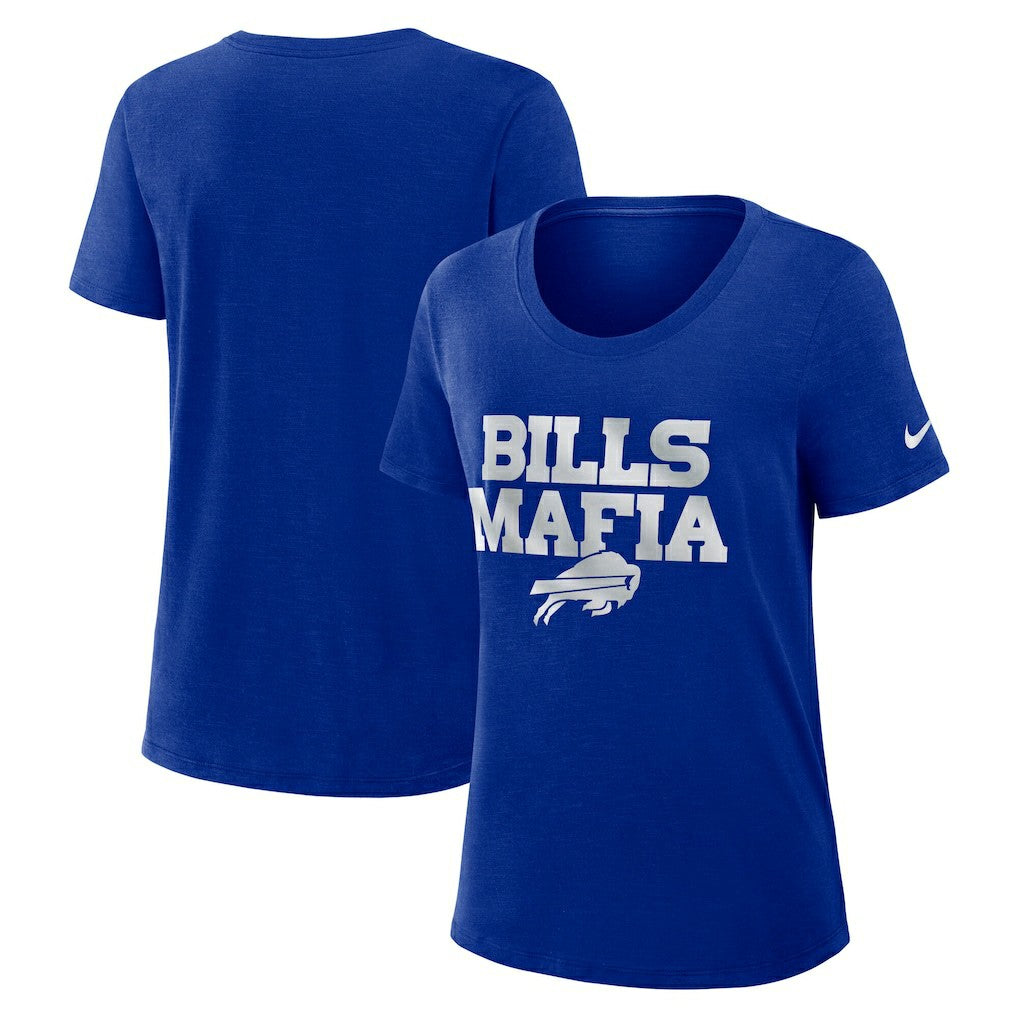 Buffalo Bills Women's 2025 Rivalries Collection Slub Dri-FIT T-Shirt - Royal T-shirts