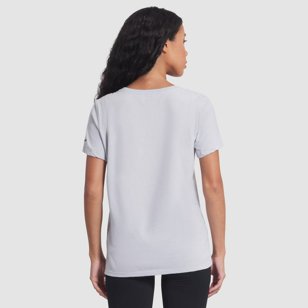 New England Patriots Women's 2025 Rivalries Collection Slub Dri-FIT T-Shirt - Silver T-shirts