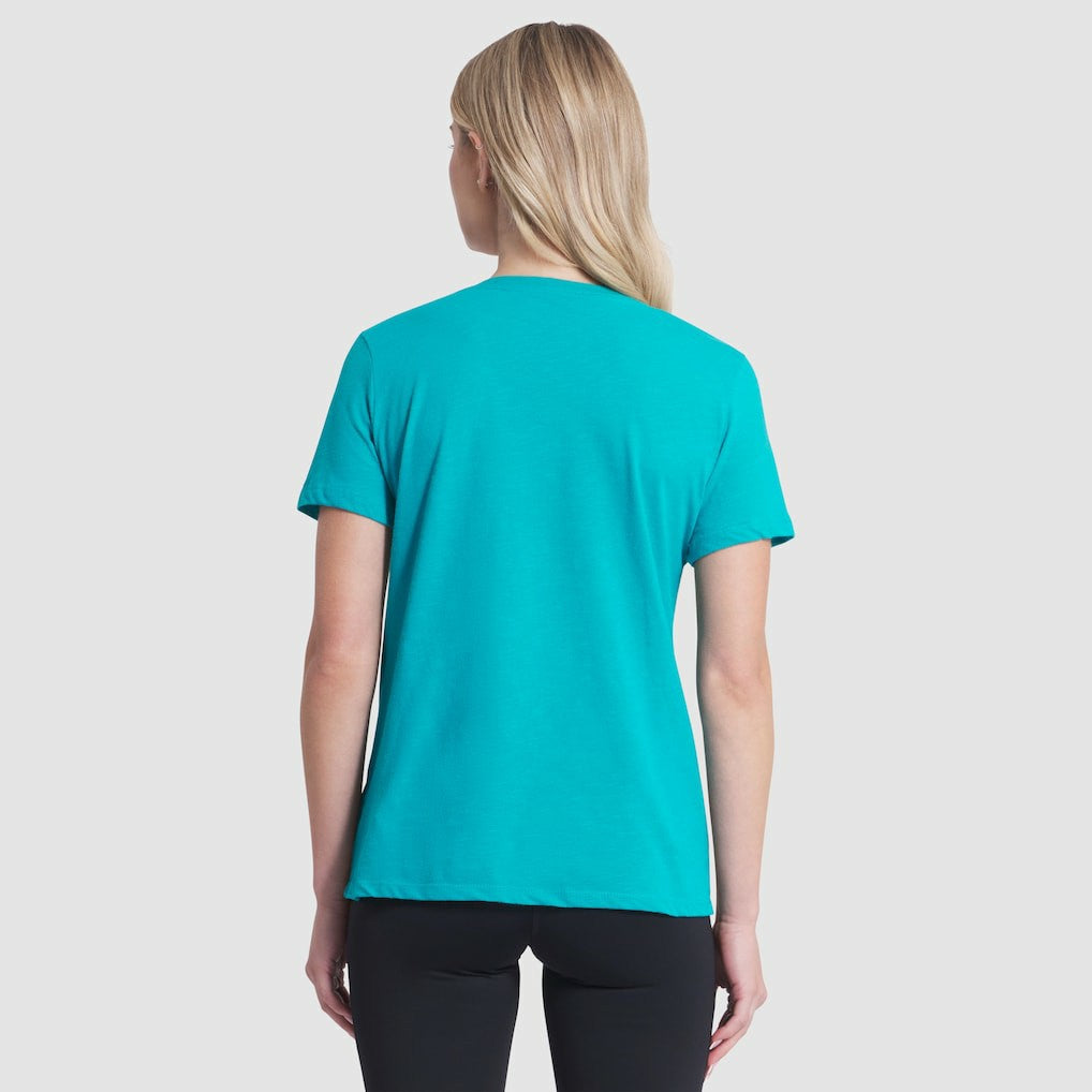 Miami Dolphins Women's 2025 Rivalries Collection Slub Dri-FIT T-Shirt - Turbo Green T-shirts