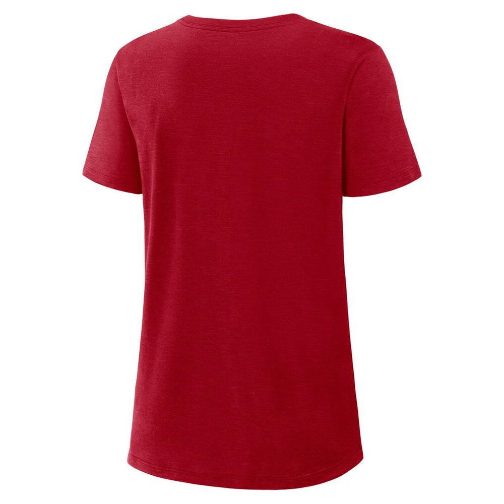 San Francisco 49ers Women's 2025 Rivalries Collection Slub Dri-FIT T-Shirt - Scarlet T-shirts