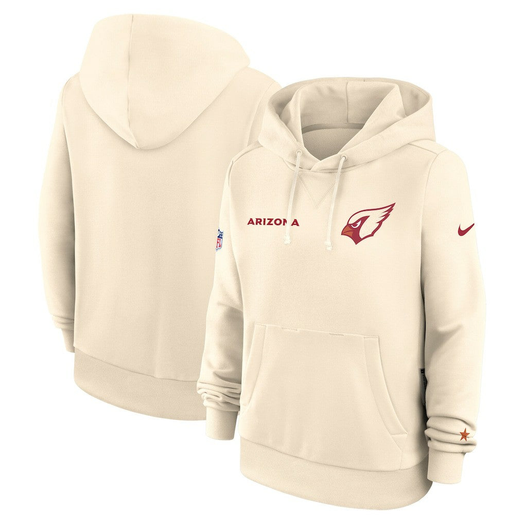 Arizona Cardinals Women's 2025 Rivalries Collection Standard Issue Sideline Dri-FIT Hoodie - Natural Hoodies