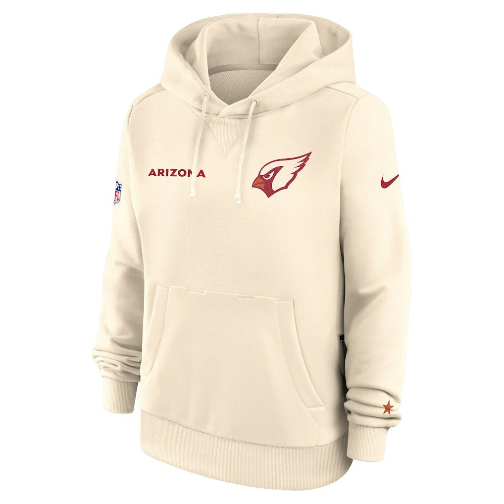 Arizona Cardinals Women's 2025 Rivalries Collection Standard Issue Sideline Dri-FIT Hoodie - Natural Hoodies