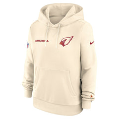 Arizona Cardinals Women's 2025 Rivalries Collection Standard Issue Sideline Dri-FIT Hoodie - Natural Hoodies
