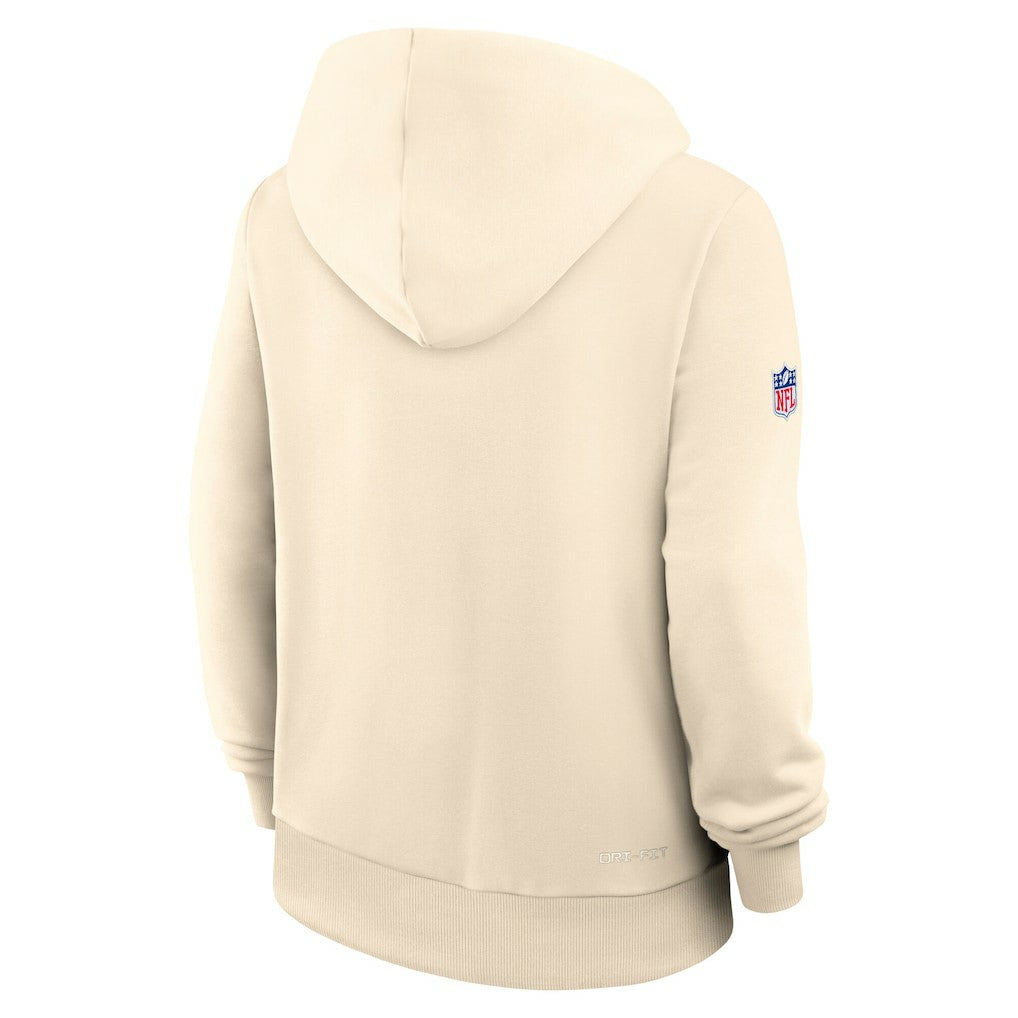 Arizona Cardinals Women's 2025 Rivalries Collection Standard Issue Sideline Dri-FIT Hoodie - Natural Hoodies