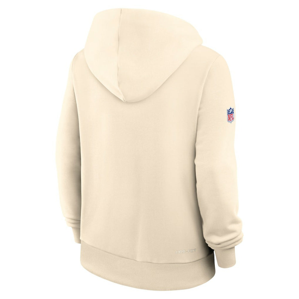 Arizona Cardinals Women's 2025 Rivalries Collection Standard Issue Sideline Dri-FIT Hoodie - Natural Hoodies