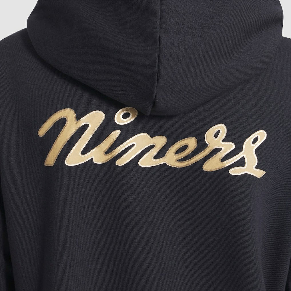 San Francisco 49ers Women's 2025 Rivalries Collection Standard Issue Sideline Dri-FIT Hoodie - Black Hoodies