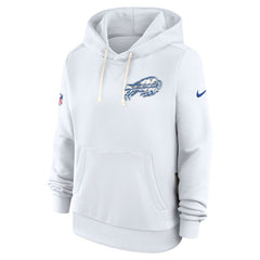 Buffalo Bills Women's 2025 Rivalries Collection Standard Issue Sideline Dri-FIT Hoodie - White Hoodies