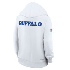 Buffalo Bills Women's 2025 Rivalries Collection Standard Issue Sideline Dri-FIT Hoodie - White Hoodies