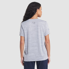 New England Patriots Women's 2025 Rivalries Collection Sideline Velocity Dri-FIT T-Shirt - Silver T-shirts